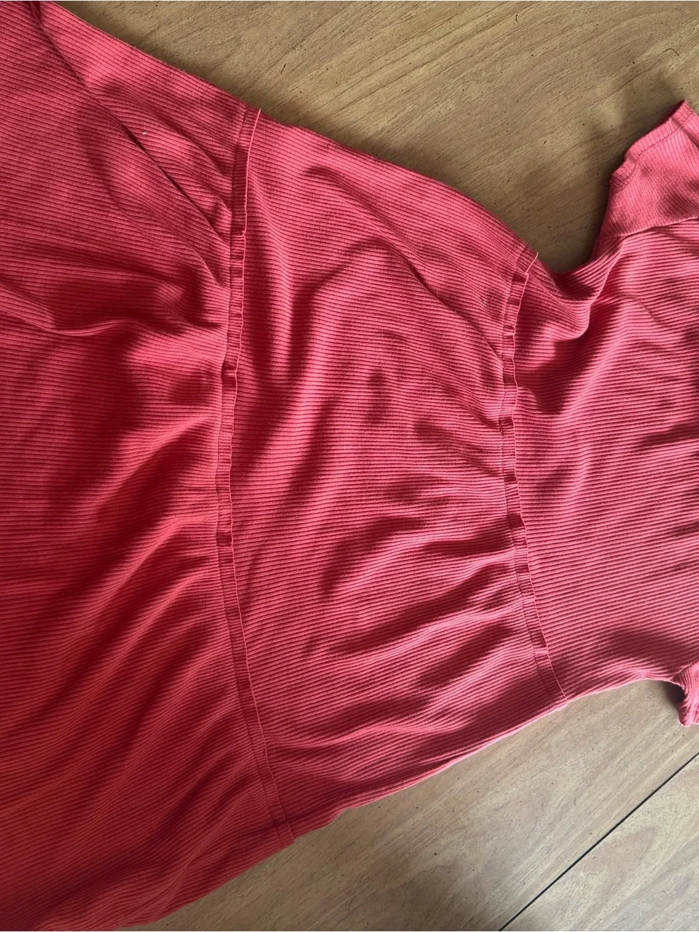 Old Navy Coral Pink Ribbed Girls' Dress